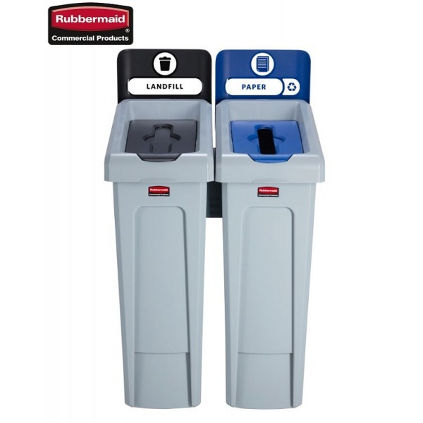 Waste Sorting Station Slim Jim 2 x 87 L Waste Sorting Station Slim Jim 2 x 87 L