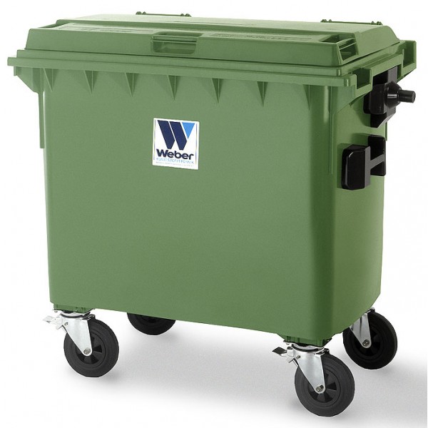 4-wheel waste container 660L Weber 4-wheel waste container 660L Weber