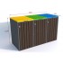Housing for waste containers with a capacity of 3 x 240 L Housing for waste containers with a capacity of 3 x 240 L